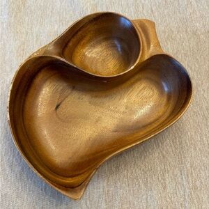 Vintage Blair Hawaii Monkey Pod Serving Dish